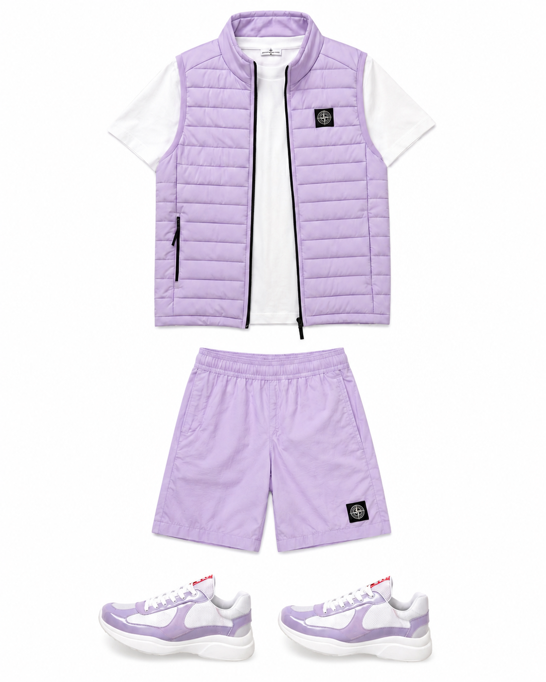 Ensemble avec baskets