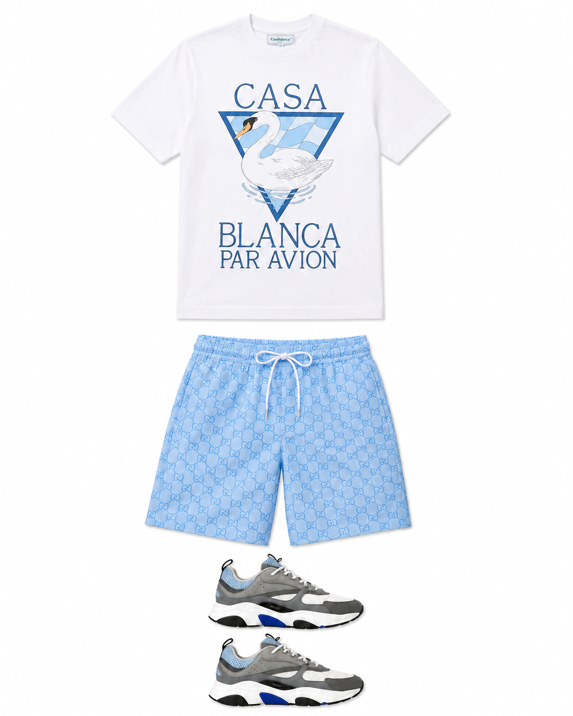 Ensemble avec baskets