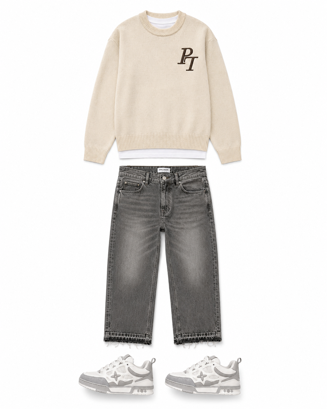 Ensemble avec baskets