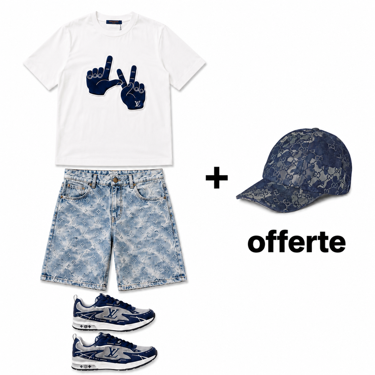 Ensemble avec baskets