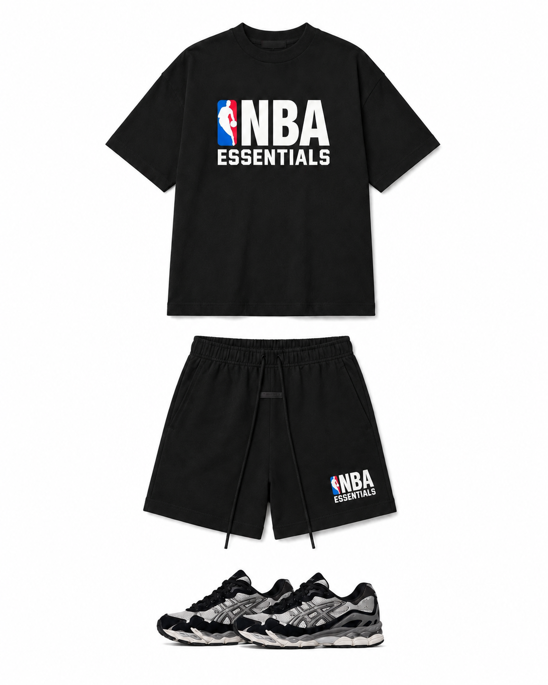 Ensemble avec baskets