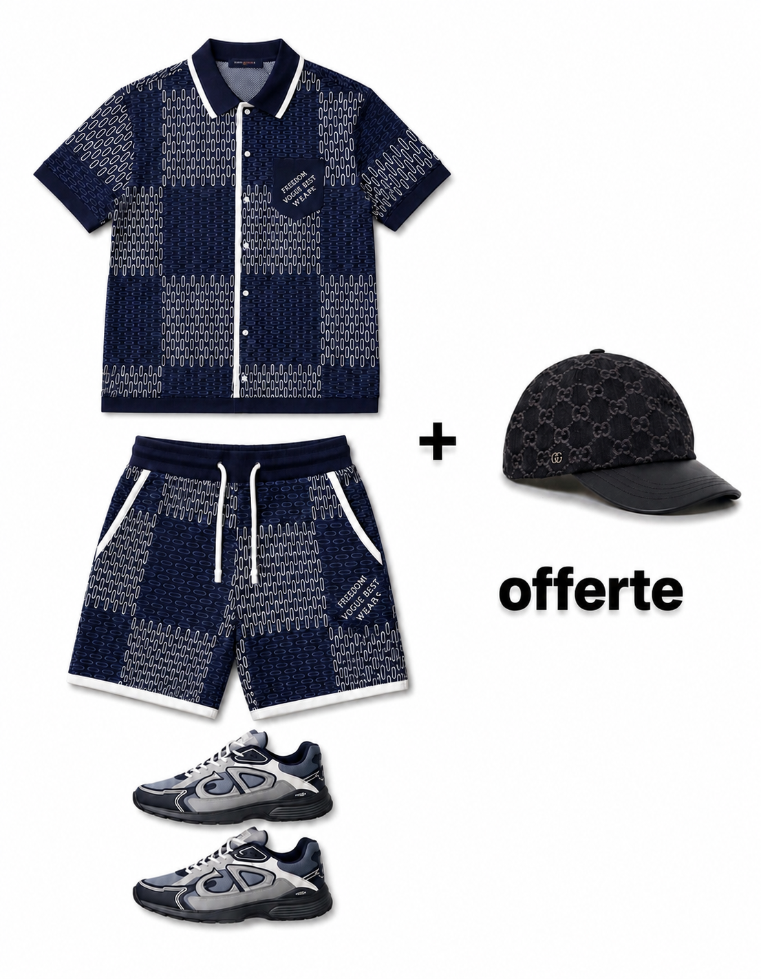Ensemble avec baskets
