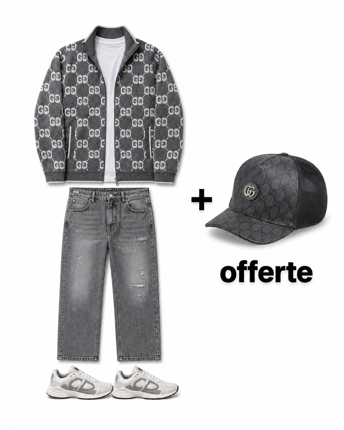 Ensemble avec baskets