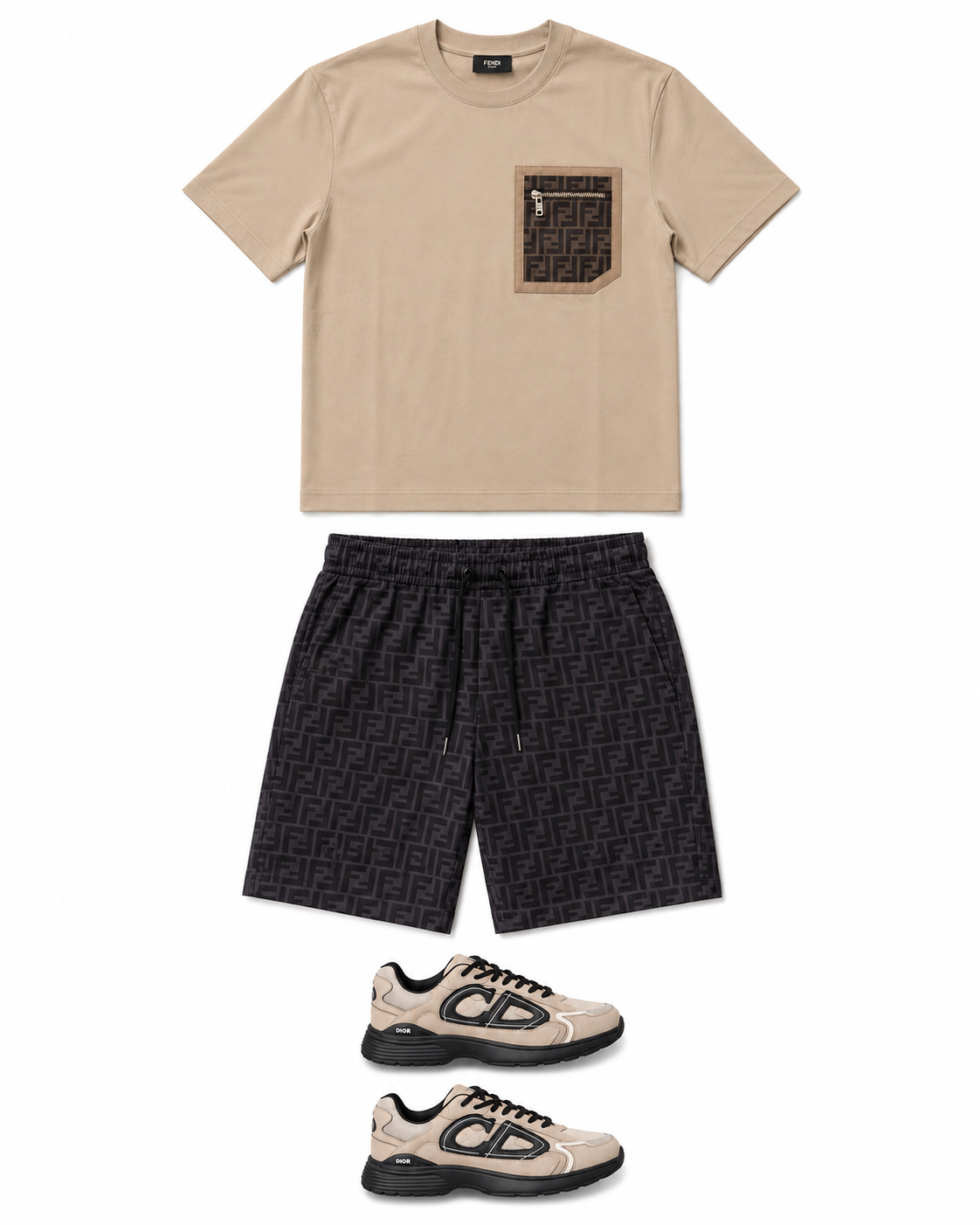 Ensemble avec baskets