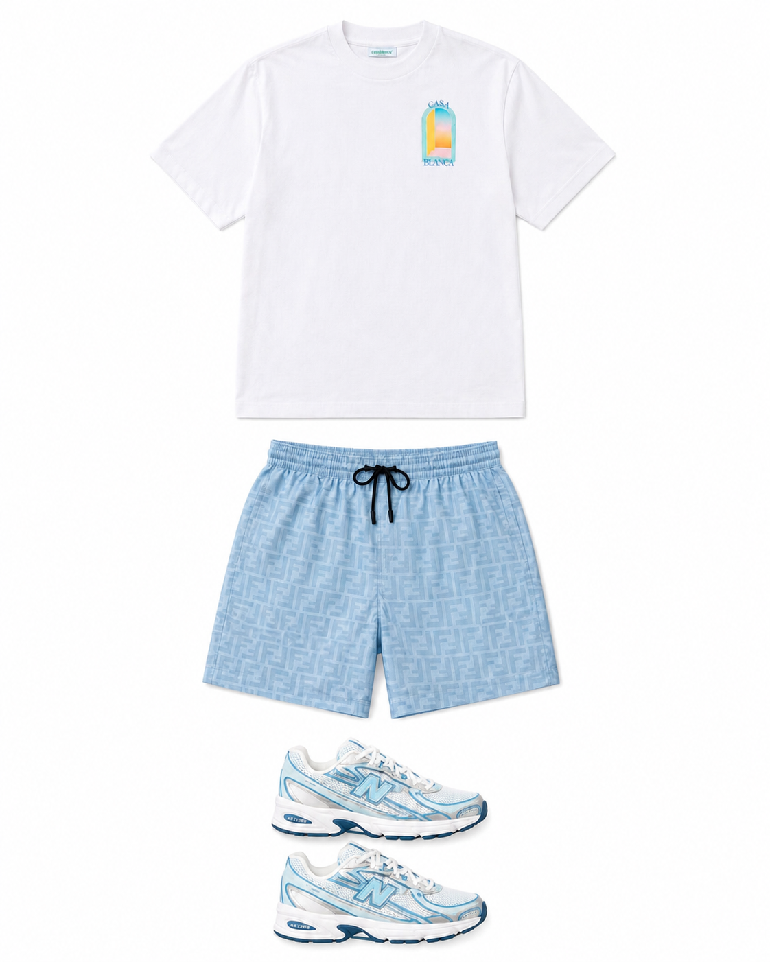 Ensemble avec baskets