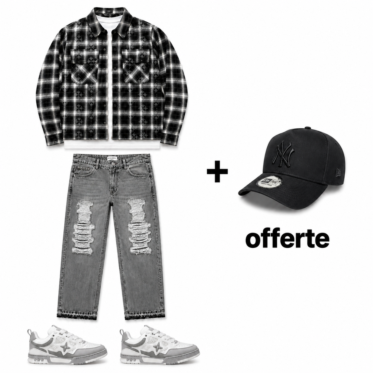 Ensemble avec baskets