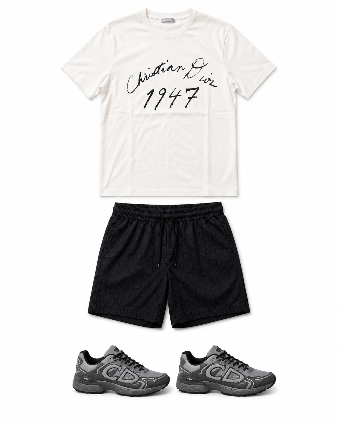 Ensemble avec baskets