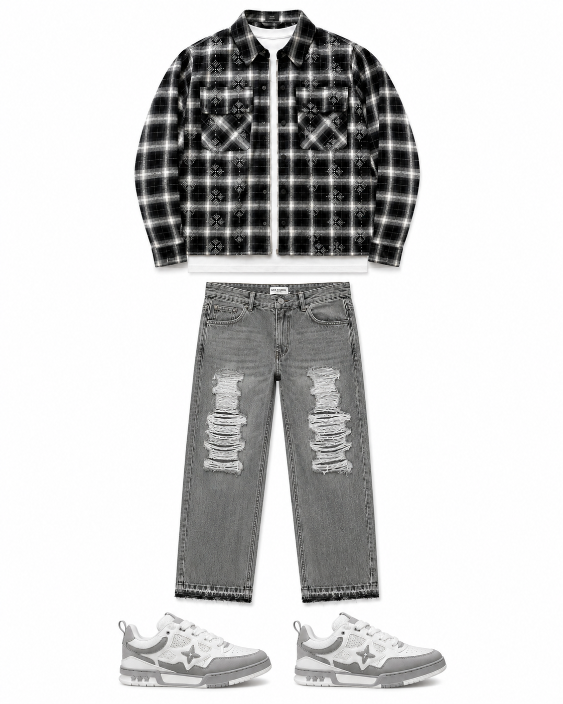 Ensemble avec baskets