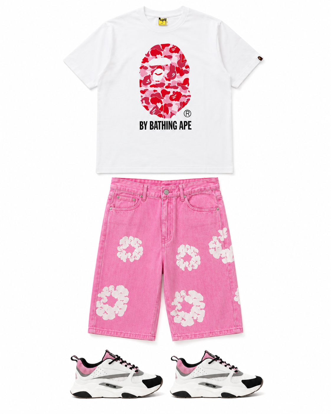 Ensemble avec baskets