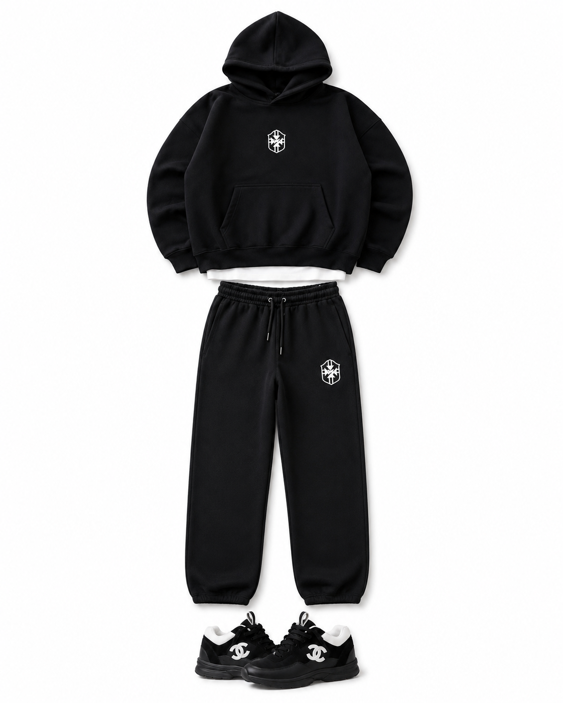 Ensemble avec baskets