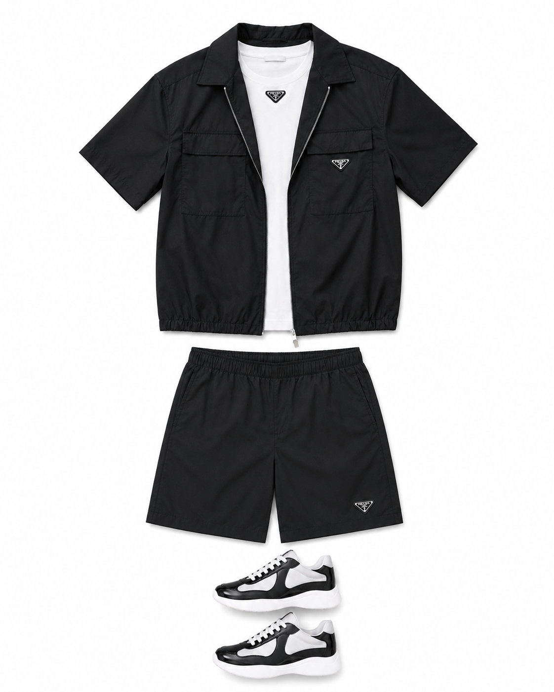 Ensemble avec baskets