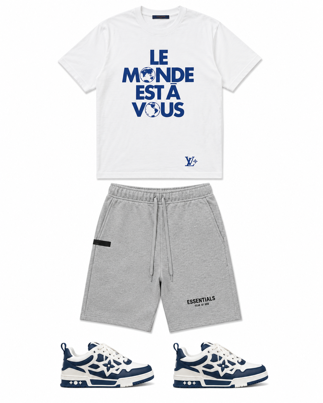 Ensemble avec baskets