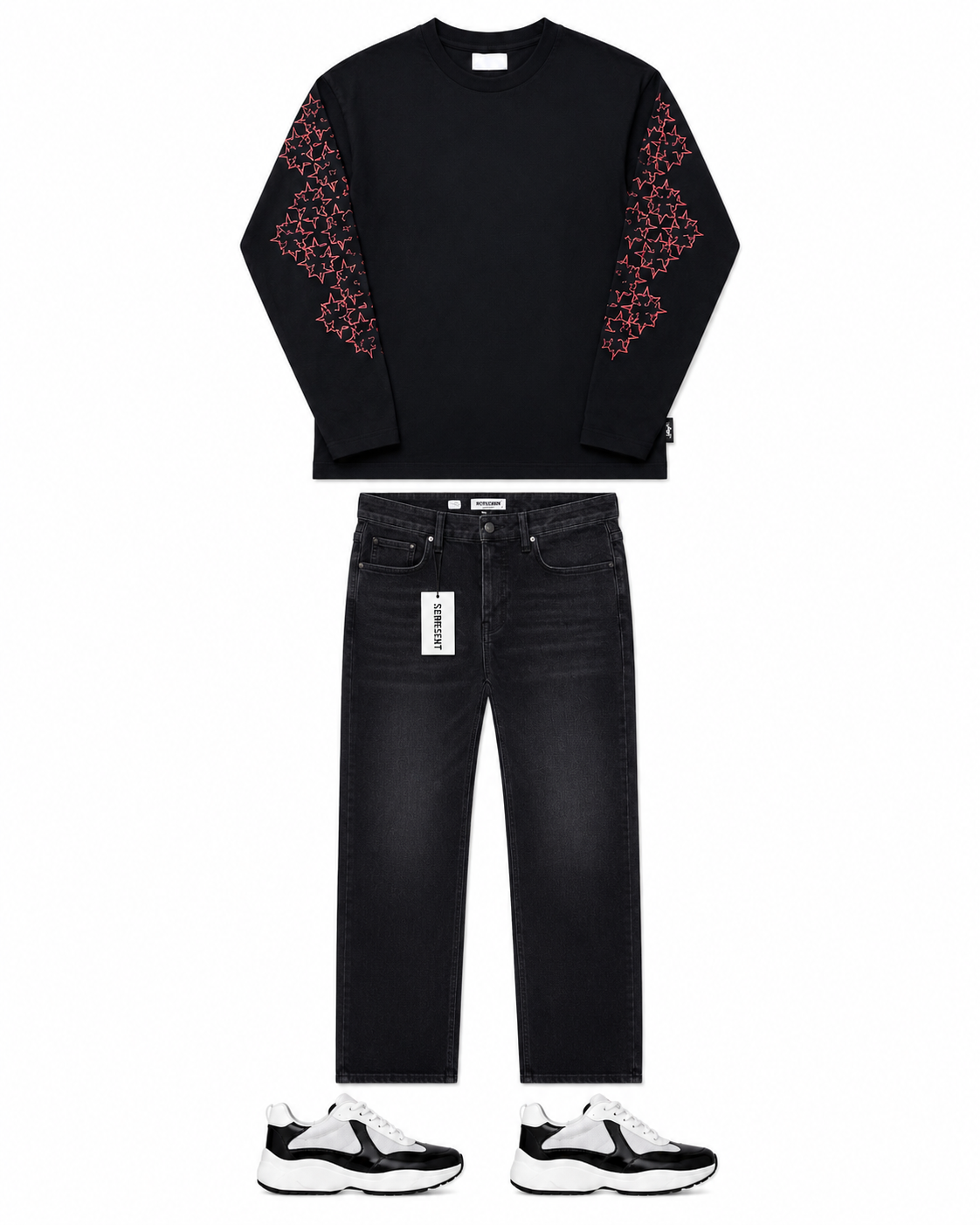 Ensemble avec baskets