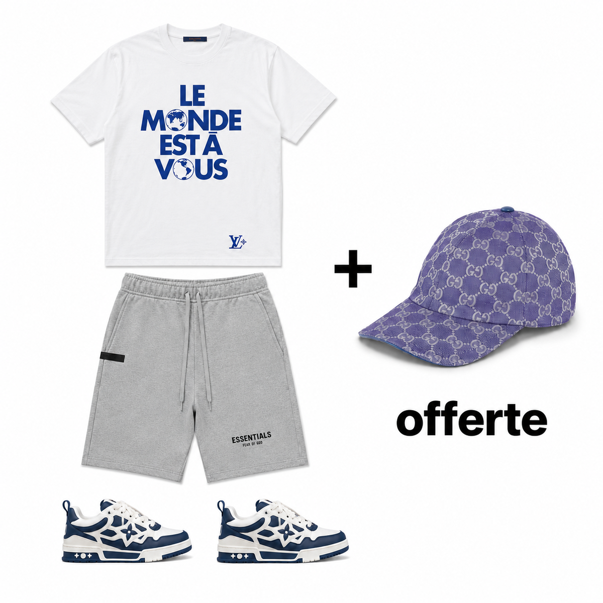 Ensemble avec baskets