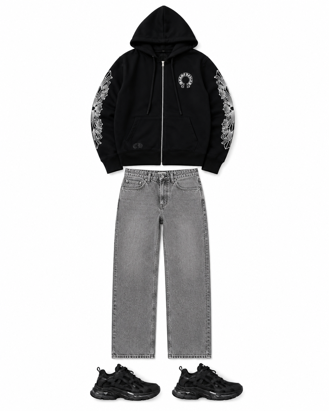 Ensemble avec baskets