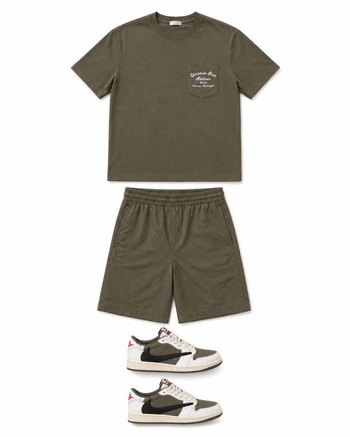 Ensemble avec baskets