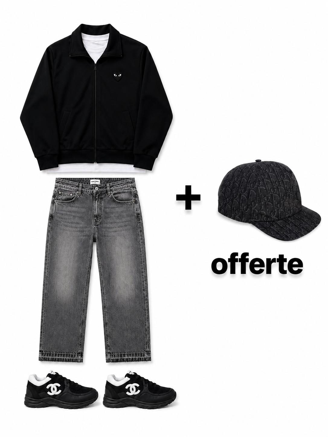 Ensemble avec baskets