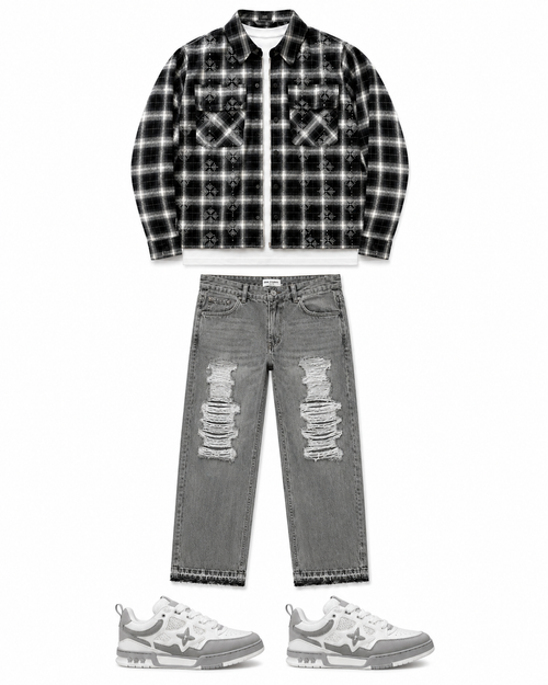 Ensemble avec baskets
