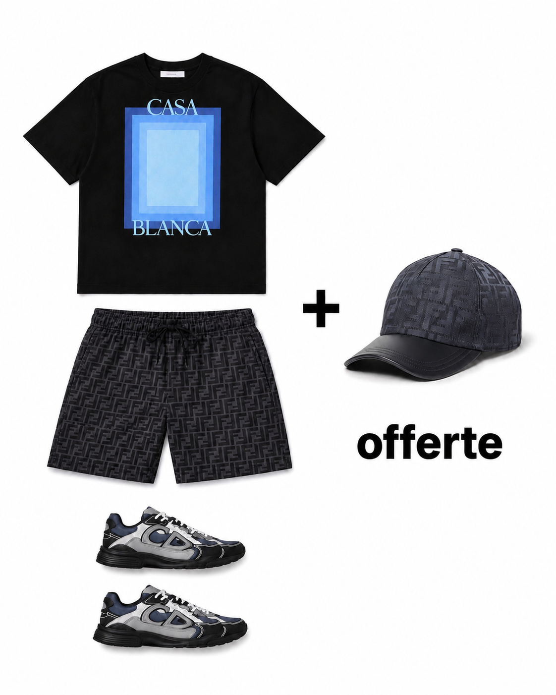 Ensemble avec baskets
